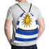 Uruguay Drawstring Zipper Bag Backpacks Uruguay